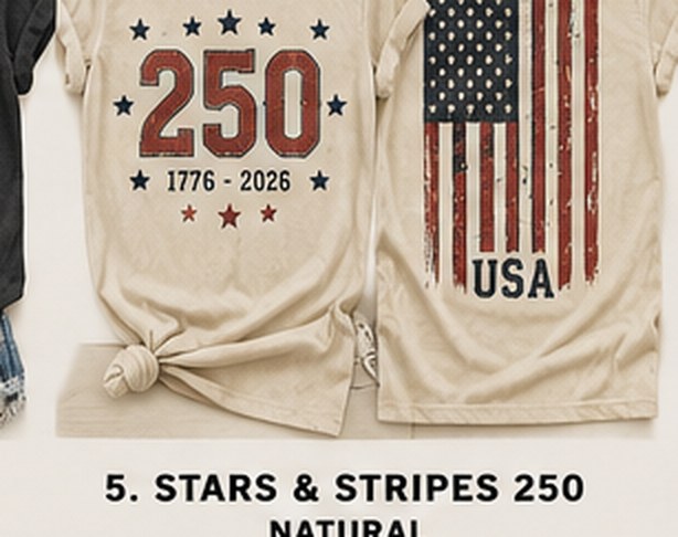 Men's Stars & Stripes 250 Tee