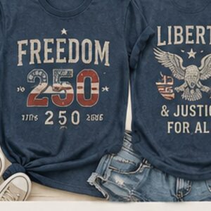 Men's Freedom & Justice 250 Tee