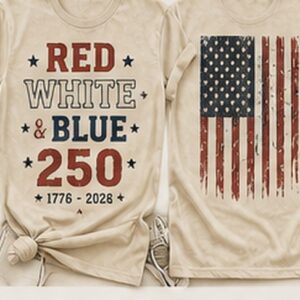 Men's Red White & Blue 250 Tee