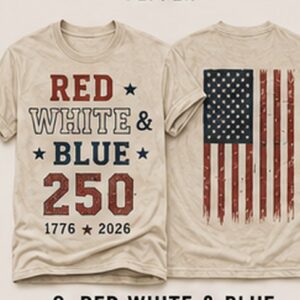 Women's Red White & Blue 250 Tee