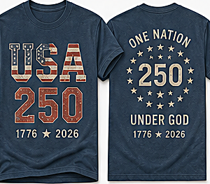 Men's One Nation Under God 250 Tee