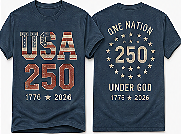 Men's One Nation Under God 250 Tee
