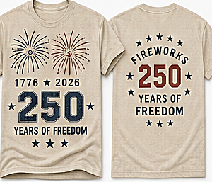 Men's Fireworks 250 Tee
