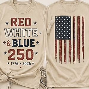 Women's Red White & Blue 250 Tee