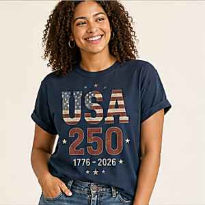 Women's Red White & Blue 250 Tee